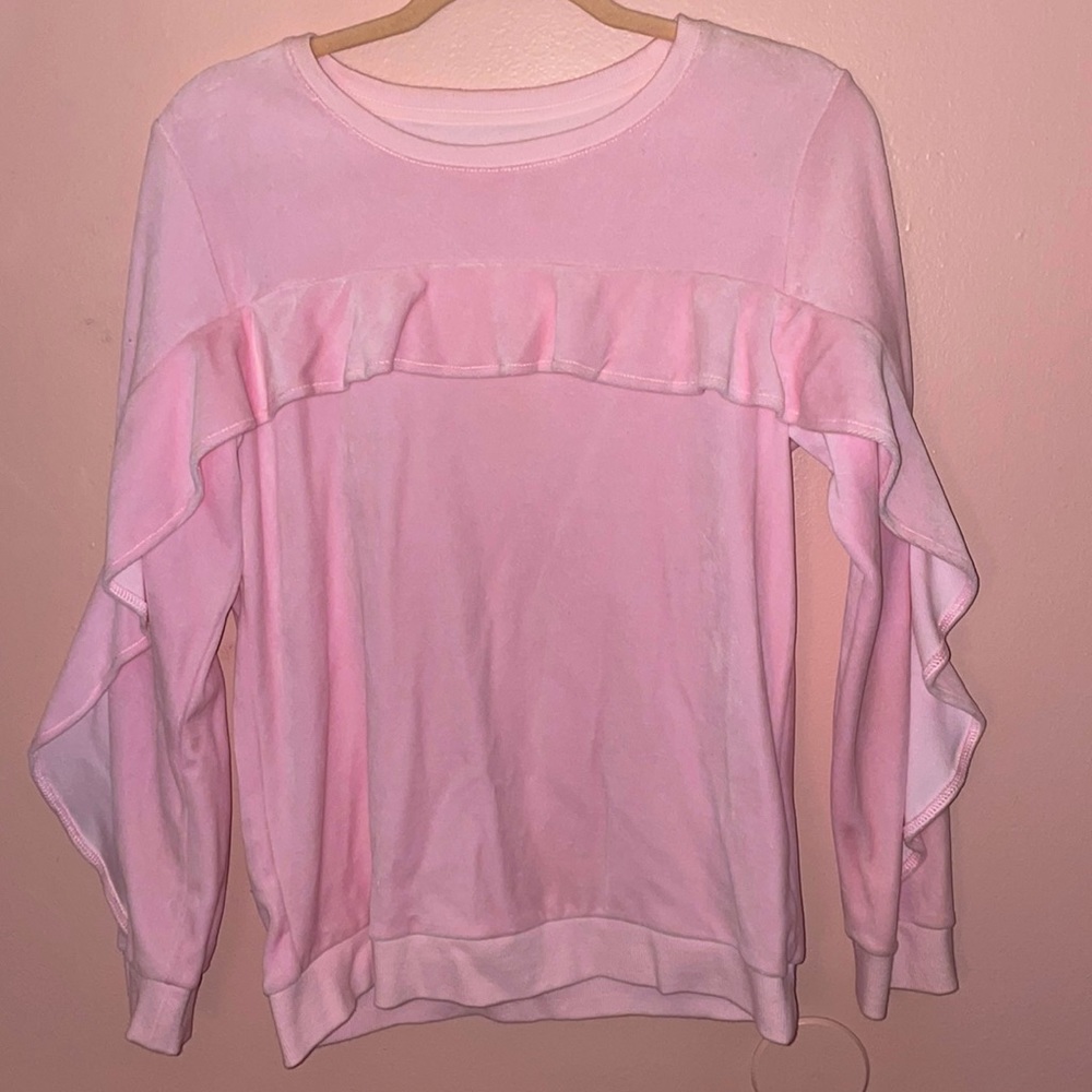 Pink Girls Formal Fashionable Sweatshirt